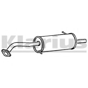 KLARIUS 220844 Глушитель выхлопных газов конечный для MAZDA 323 F VI (Мазда 323 ф6) KLARIUS 220844 Глушитель выхлопных газов конечный для MAZDA 323 F VI (Мазда 323 ф6)