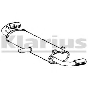 KLARIUS 240753 Глушитель выхлопных газов конечный для MAZDA RX 8 (Мазда Рх 8) KLARIUS 240753 Глушитель выхлопных газов конечный для MAZDA RX 8 (Мазда Рх 8)