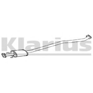 KLARIUS 260939 Средний глушитель выхлопных газов 