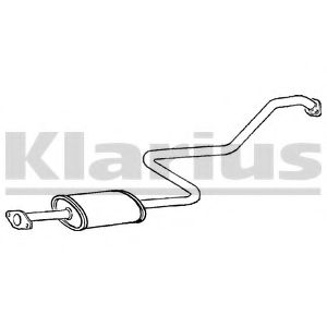 KLARIUS 260945 Средний глушитель выхлопных газов 