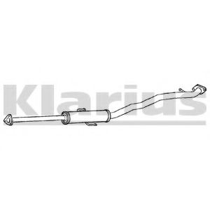 KLARIUS 260949 Средний глушитель выхлопных газов 