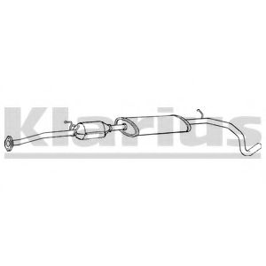 KLARIUS 311712 Катализатор для FIAT STILO MULTI (Фиат Стило мульти) KLARIUS 311712 Катализатор для FIAT STILO MULTI (Фиат Стило мульти)