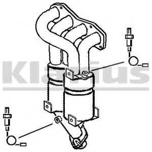 KLARIUS 321739 Катализатор для TOYOTA RAV 4 II (Тойота/тоета Рав 4 2) KLARIUS 321739 Катализатор для TOYOTA RAV 4 II (Тойота/тоета Рав 4 2)