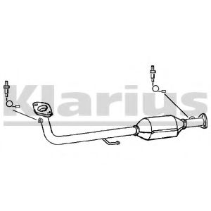 KLARIUS 321755 Катализатор для HONDA CIVIC VII (Хонда Цивик 7)