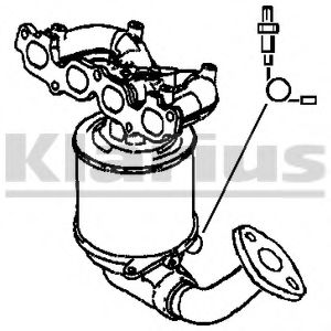 KLARIUS 321773 Катализатор для FORD FUSION (Форд Фьюжн)
