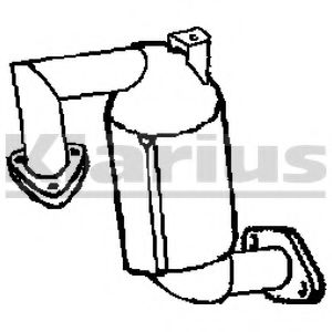 KLARIUS 321862 Катализатор для RENAULT ESPACE IV (Рено Эспейс 4) KLARIUS 321862 Катализатор для RENAULT ESPACE IV (Рено Эспейс 4)