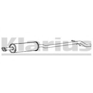 KLARIUS 270660 Средний глушитель выхлопных газов для VOLVO V70 II (Вольво V70 2) KLARIUS 270660 Средний глушитель выхлопных газов для VOLVO V70 II (Вольво V70 2)
