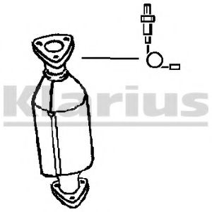 KLARIUS 321783 Катализатор для DAEWOO REZZO (Дэу Рэззо) KLARIUS 321783 Катализатор для DAEWOO REZZO (Дэу Рэззо)