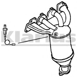 KLARIUS 322117 Катализатор для DAIHATSU YRV (Дайхатсу Ърv) KLARIUS 322117 Катализатор для DAIHATSU YRV (Дайхатсу Ърv)