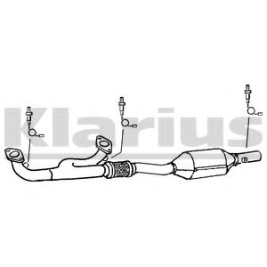 KLARIUS 321306 Катализатор для ROVER 75 ER (Ровер 75 эр) KLARIUS 321306 Катализатор для ROVER 75 ER (Ровер 75 эр)