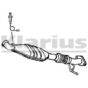 KLARIUS 321798 Катализатор для FORD FOCUS C-MAX (Форд Фокус с макс) KLARIUS 321798 Катализатор для FORD FOCUS C-MAX (Форд Фокус с макс)