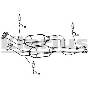 KLARIUS 321820 Катализатор для LAND ROVER RANGE ROVER II (Ленд ровер/лэнд ровер Рангэ ровер 2) KLARIUS 321820 Катализатор для LAND ROVER RANGE ROVER II (Ленд ровер/лэнд ровер Рангэ ровер 2)