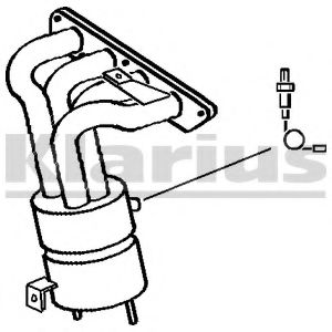 KLARIUS 321830 Катализатор для ROVER 45 (Ровер 45) KLARIUS 321830 Катализатор для ROVER 45 (Ровер 45)