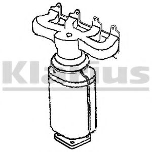 KLARIUS 321841 Катализатор для SUBARU JUSTY II (Субару Жустъ 2) KLARIUS 321841 Катализатор для SUBARU JUSTY II (Субару Жустъ 2)