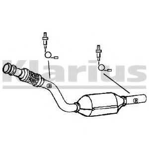 KLARIUS 321900 Катализатор для PEUGEOT 206 CC (Пежо 206 сс) KLARIUS 321900 Катализатор для PEUGEOT 206 CC (Пежо 206 сс)