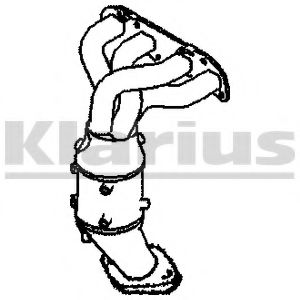 KLARIUS 321914 Катализатор для NISSAN X-TRAIL (Ниссан Х-трэл)