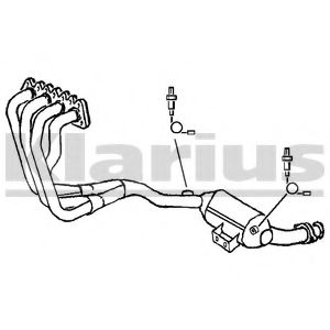 KLARIUS 321917 Катализатор для MERCEDES-BENZ A-CLASS (Мэрcэдэс-бэнз А класс) KLARIUS 321917 Катализатор для MERCEDES-BENZ A-CLASS (Мэрcэдэс-бэнз А класс)