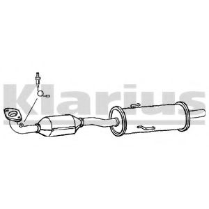 KLARIUS 321960 Катализатор для MAZDA 6 (Мазда 6) KLARIUS 321960 Катализатор для MAZDA 6 (Мазда 6)
