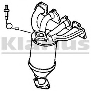 KLARIUS 322099 Катализатор для TOYOTA ECHO (Тойота/тоета Эчо) KLARIUS 322099 Катализатор для TOYOTA ECHO (Тойота/тоета Эчо)