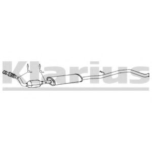 KLARIUS 380307 Катализатор для PEUGEOT 206 CC (Пежо 206 сс) KLARIUS 380307 Катализатор для PEUGEOT 206 CC (Пежо 206 сс)