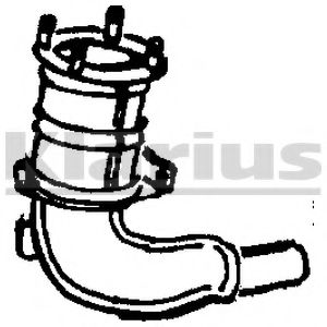 KLARIUS 380739 Катализатор для MAZDA 121 III (Мазда 121 3) KLARIUS 380739 Катализатор для MAZDA 121 III (Мазда 121 3)