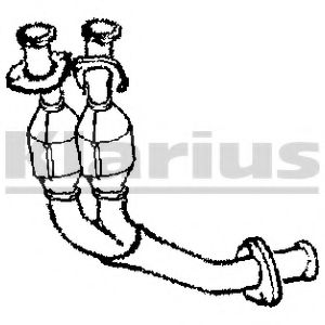 KLARIUS 380765 Катализатор для JAGUAR XJS (Ягуар Xжс)