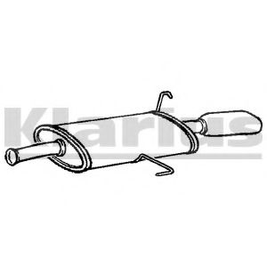 KLARIUS AU161A Глушитель выхлопных газов конечный для AUDI 90 (Ауди 90) KLARIUS AU161A Глушитель выхлопных газов конечный для AUDI 90 (Ауди 90)