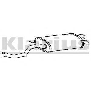 KLARIUS AU410H Глушитель выхлопных газов конечный для VOLKSWAGEN GOLF IV (Фольксваген Гольф 4) KLARIUS AU410H Глушитель выхлопных газов конечный для VOLKSWAGEN GOLF IV (Фольксваген Гольф 4)