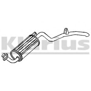 KLARIUS CL70T Глушитель выхлопных газов конечный для MITSUBISHI MONTERO (Митсубиши/митсубиси Монтэро) KLARIUS CL70T Глушитель выхлопных газов конечный для MITSUBISHI MONTERO (Митсубиши/митсубиси Монтэро)