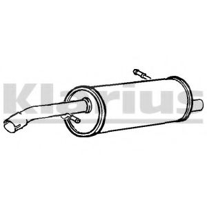 KLARIUS CN502D Глушитель выхлопных газов конечный для CITROëN (Cитроëн) KLARIUS CN502D Глушитель выхлопных газов конечный для CITROëN (Cитроëн)