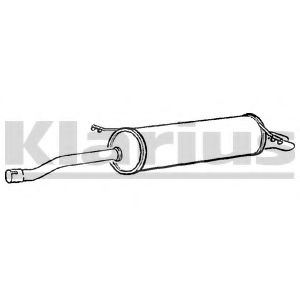 KLARIUS CN507W Глушитель выхлопных газов конечный для CITROëN (Cитроëн) KLARIUS CN507W Глушитель выхлопных газов конечный для CITROëN (Cитроëн)