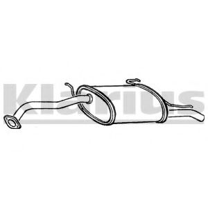 KLARIUS DN319M Глушитель выхлопных газов конечный для NISSAN PRIMERA (Ниссан Примера) KLARIUS DN319M Глушитель выхлопных газов конечный для NISSAN PRIMERA (Ниссан Примера)