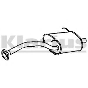KLARIUS DU31T Глушитель выхлопных газов конечный для DAIHATSU CHARADE III (Дайхатсу Чарадэ 3) KLARIUS DU31T Глушитель выхлопных газов конечный для DAIHATSU CHARADE III (Дайхатсу Чарадэ 3)