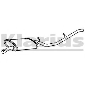KLARIUS FD527E Глушитель выхлопных газов конечный для FORD FIESTA (Форд Фиэста) KLARIUS FD527E Глушитель выхлопных газов конечный для FORD FIESTA (Форд Фиэста)