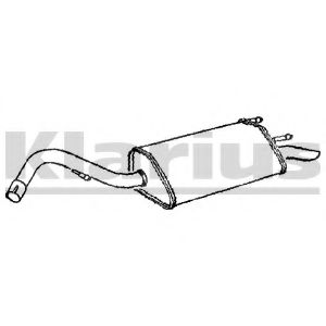 KLARIUS FE624Q Глушитель выхлопных газов конечный для FORD (Форд) KLARIUS FE624Q Глушитель выхлопных газов конечный для FORD (Форд)