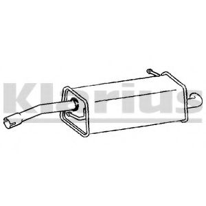 KLARIUS FE947Q Глушитель выхлопных газов конечный для MAZDA 2 (Мазда 2) KLARIUS FE947Q Глушитель выхлопных газов конечный для MAZDA 2 (Мазда 2)
