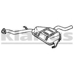 KLARIUS FT311E Средний глушитель выхлопных газов для FIAT (Фиат) KLARIUS FT311E Средний глушитель выхлопных газов для FIAT (Фиат)