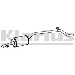 KLARIUS FT90Q Глушитель выхлопных газов конечный для FIAT PANDA (Фиат Панда) KLARIUS FT90Q Глушитель выхлопных газов конечный для FIAT PANDA (Фиат Панда)