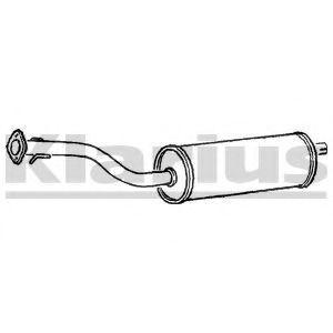 KLARIUS GM34B Средний глушитель выхлопных газов для OPEL FRONTERA A (Опель Фронтера а) KLARIUS GM34B Средний глушитель выхлопных газов для OPEL FRONTERA A (Опель Фронтера а)