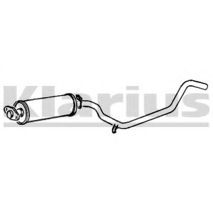 KLARIUS GM95K Средний глушитель выхлопных газов для OPEL KADETT E COMBO (Опель Кадэтт э комбо) KLARIUS GM95K Средний глушитель выхлопных газов для OPEL KADETT E COMBO (Опель Кадэтт э комбо)