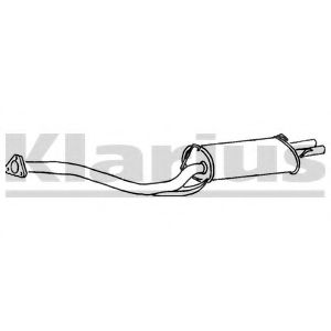 KLARIUS HA117C Глушитель выхлопных газов конечный для HONDA LEGEND I (Хонда Лэгэнд и) KLARIUS HA117C Глушитель выхлопных газов конечный для HONDA LEGEND I (Хонда Лэгэнд и)