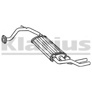 KLARIUS HA124Q Глушитель выхлопных газов конечный для HONDA CRX II (Хонда Cрх 2) KLARIUS HA124Q Глушитель выхлопных газов конечный для HONDA CRX II (Хонда Cрх 2)