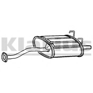 KLARIUS HA249H Глушитель выхлопных газов конечный для HONDA CRX III (Хонда Cрх 3) KLARIUS HA249H Глушитель выхлопных газов конечный для HONDA CRX III (Хонда Cрх 3)