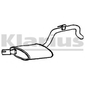 KLARIUS 230188 Средний глушитель выхлопных газов для DAIMLER (Даймлер) KLARIUS 230188 Средний глушитель выхлопных газов для DAIMLER (Даймлер)