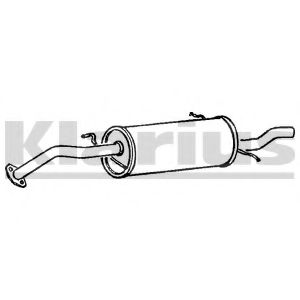 KLARIUS MA150C Глушитель выхлопных газов конечный для MAZDA FAMILIA IV (Мазда Фамилиа иv) KLARIUS MA150C Глушитель выхлопных газов конечный для MAZDA FAMILIA IV (Мазда Фамилиа иv)