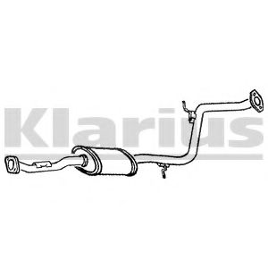 KLARIUS MA168B Средний глушитель выхлопных газов для MAZDA (Мазда) KLARIUS MA168B Средний глушитель выхлопных газов для MAZDA (Мазда)
