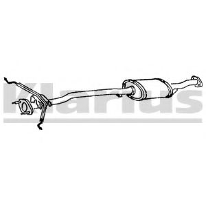 KLARIUS MA271A Средний глушитель выхлопных газов для MAZDA 323 III (Мазда 323 3) KLARIUS MA271A Средний глушитель выхлопных газов для MAZDA 323 III (Мазда 323 3)
