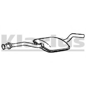 KLARIUS MZ152W Средний глушитель выхлопных газов для MERCEDESBENZ (Мерседес бенц) KLARIUS MZ152W Средний глушитель выхлопных газов для MERCEDESBENZ (Мерседес бенц)