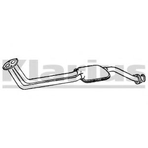 KLARIUS MZ161H Предглушитель выхлопных газов для MERCEDESBENZ (Мерседес бенц)