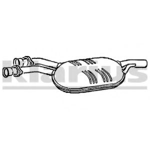 KLARIUS MZ297H Средний глушитель выхлопных газов для MERCEDESBENZ (Мерседес бенц) KLARIUS MZ297H Средний глушитель выхлопных газов для MERCEDESBENZ (Мерседес бенц)